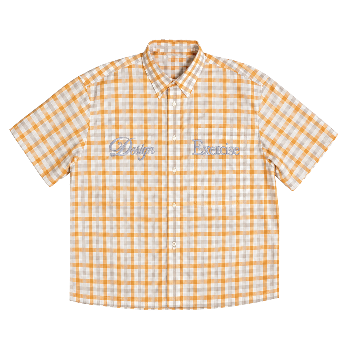 090- One of None - Orange Plaid