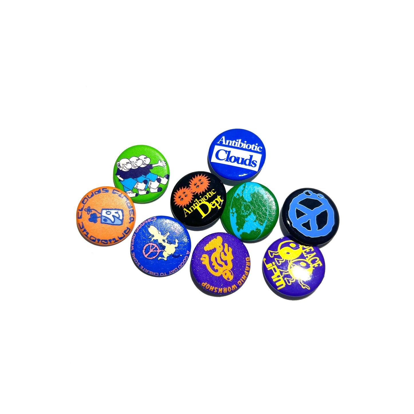 Antibiotic Smile x Clouds Pins Pack / Set