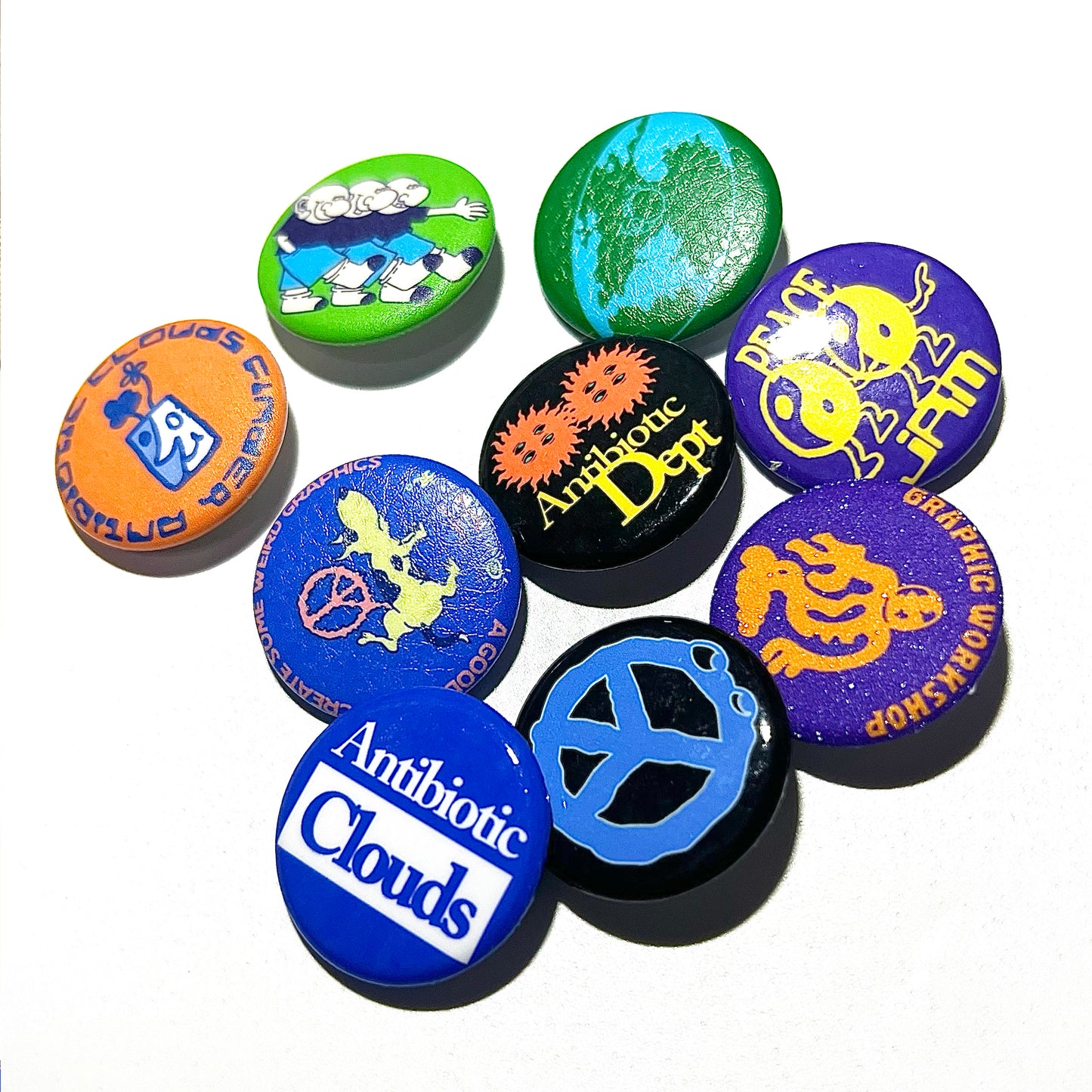 Antibiotic Smile x Clouds Pins Pack / Set