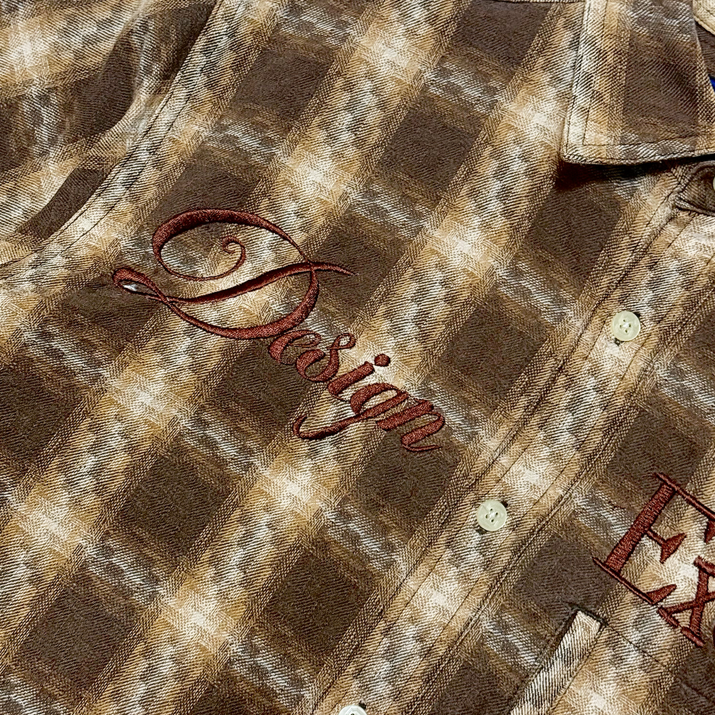 062 - One of None - Rare Plaid L/S Blank