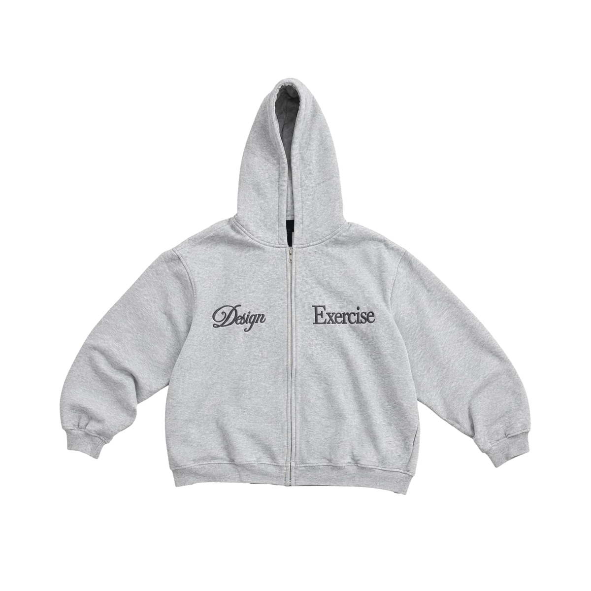 Design Exercise Zip-Up Hoodie (Gray)