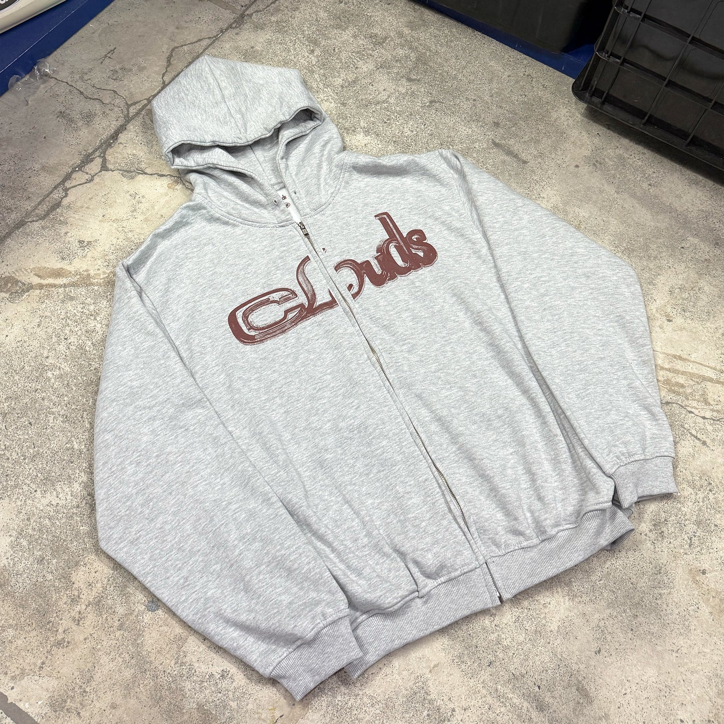 CLOUDS Core Logo Zip Up - Heather OG