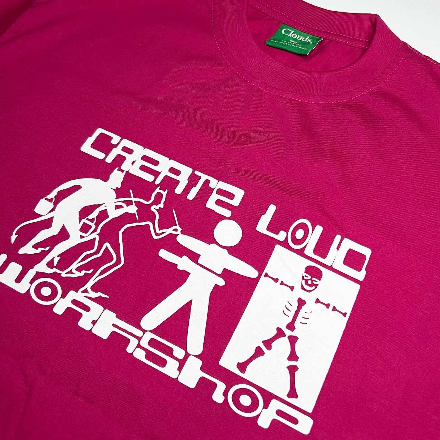 Workshop Tee (Hot Pink)