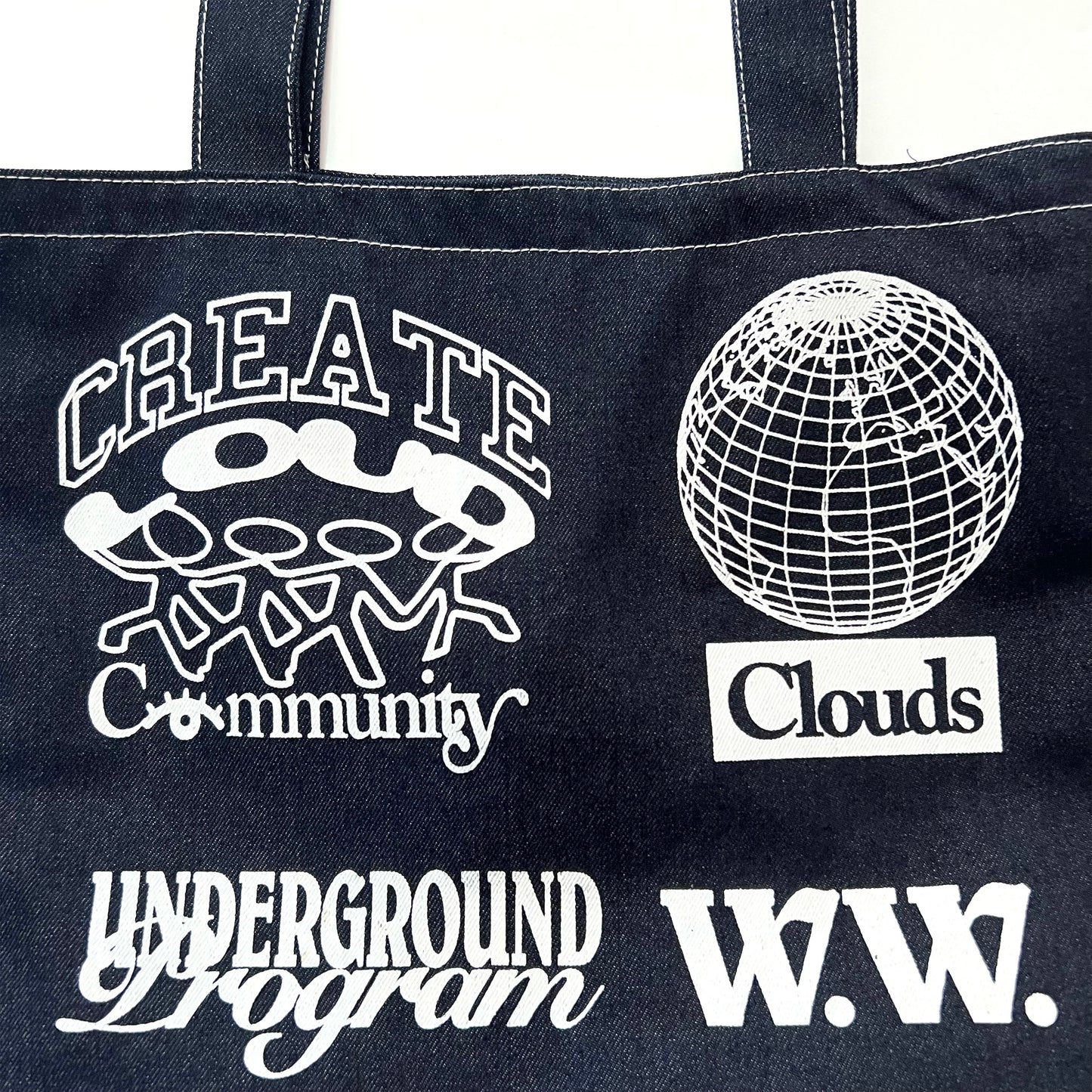 Denim Community Tote Bag