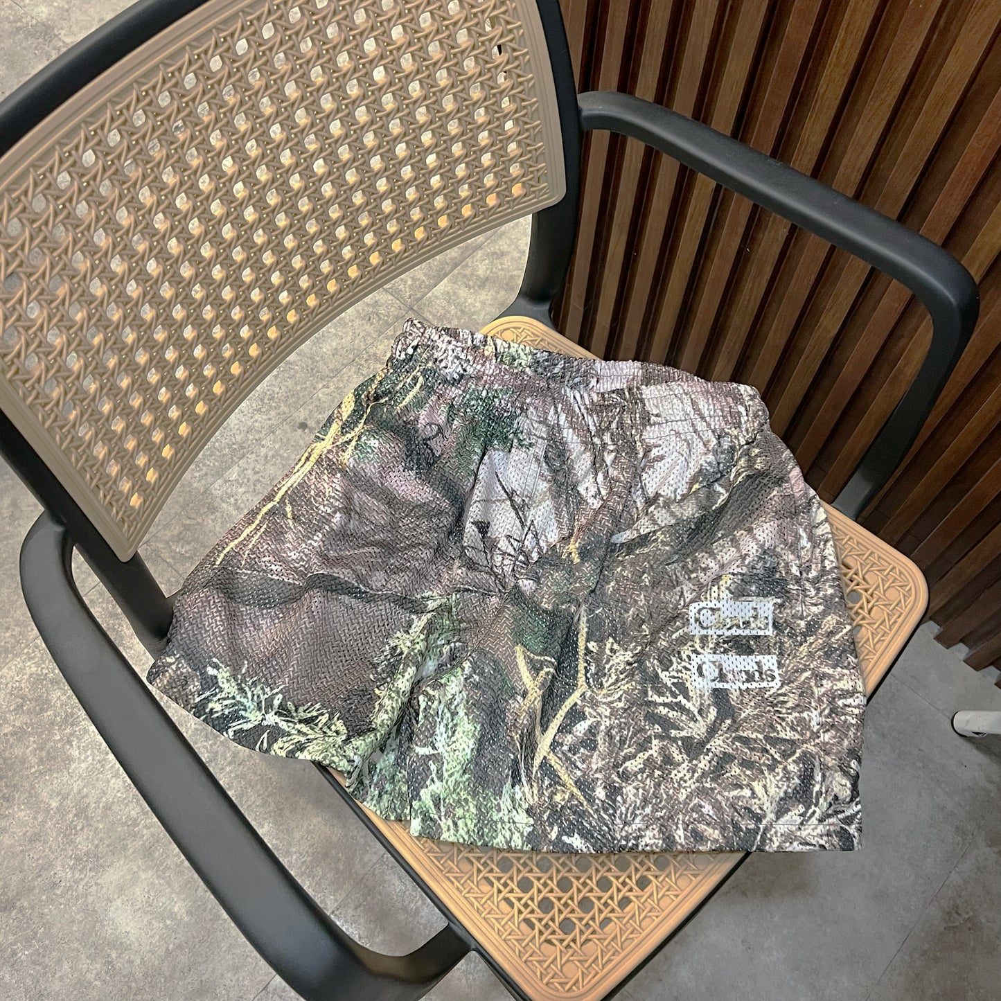 Vintage Woodland Camo Shorts
