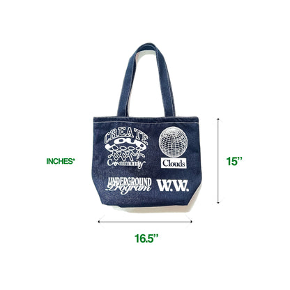 Denim Community Tote Bag