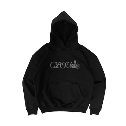 CALLIGRAPHY OG HOODIE - Pure Black