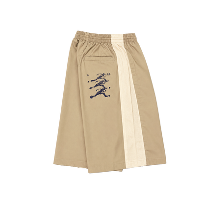 CLOUDS - CORE Capri short (Khaki)