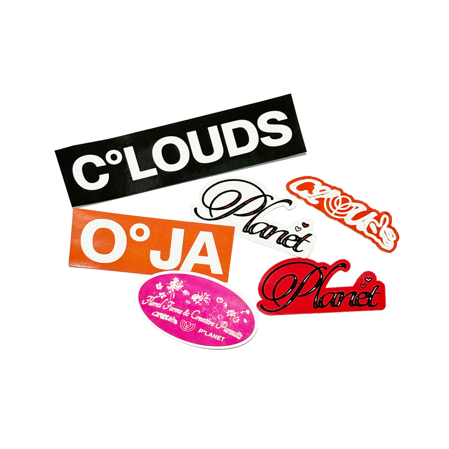CLOUDS x Planet Workshop x Orange Juice Asia - STICKER PACK