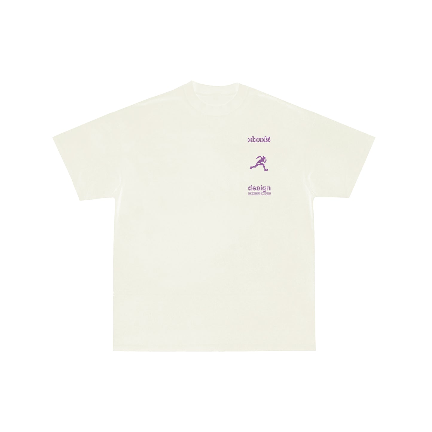 CLOUDS Iteration Tee - IVORY