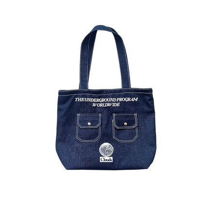 Denim Community Tote Bag