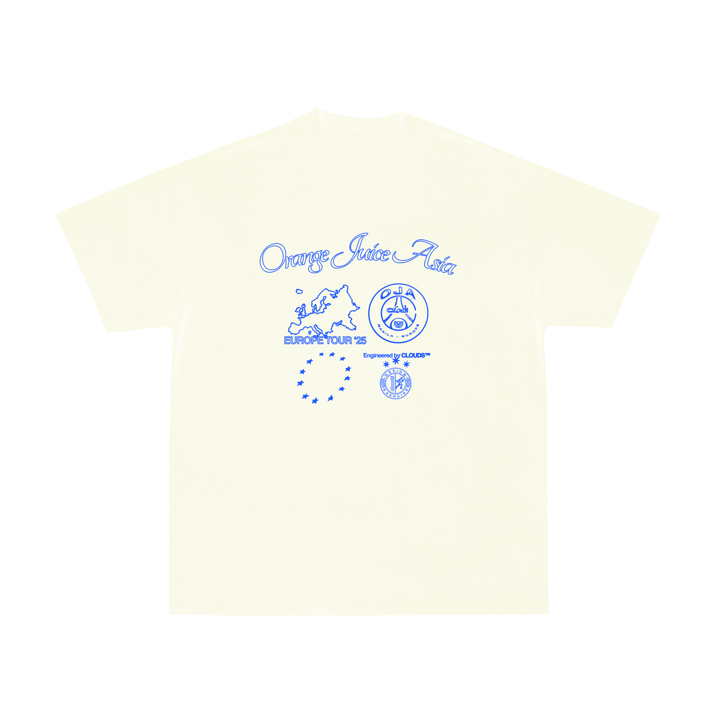 OJA X CLOUDS EUROPE TOUR EXCLUSIVE TEE  🇪🇺