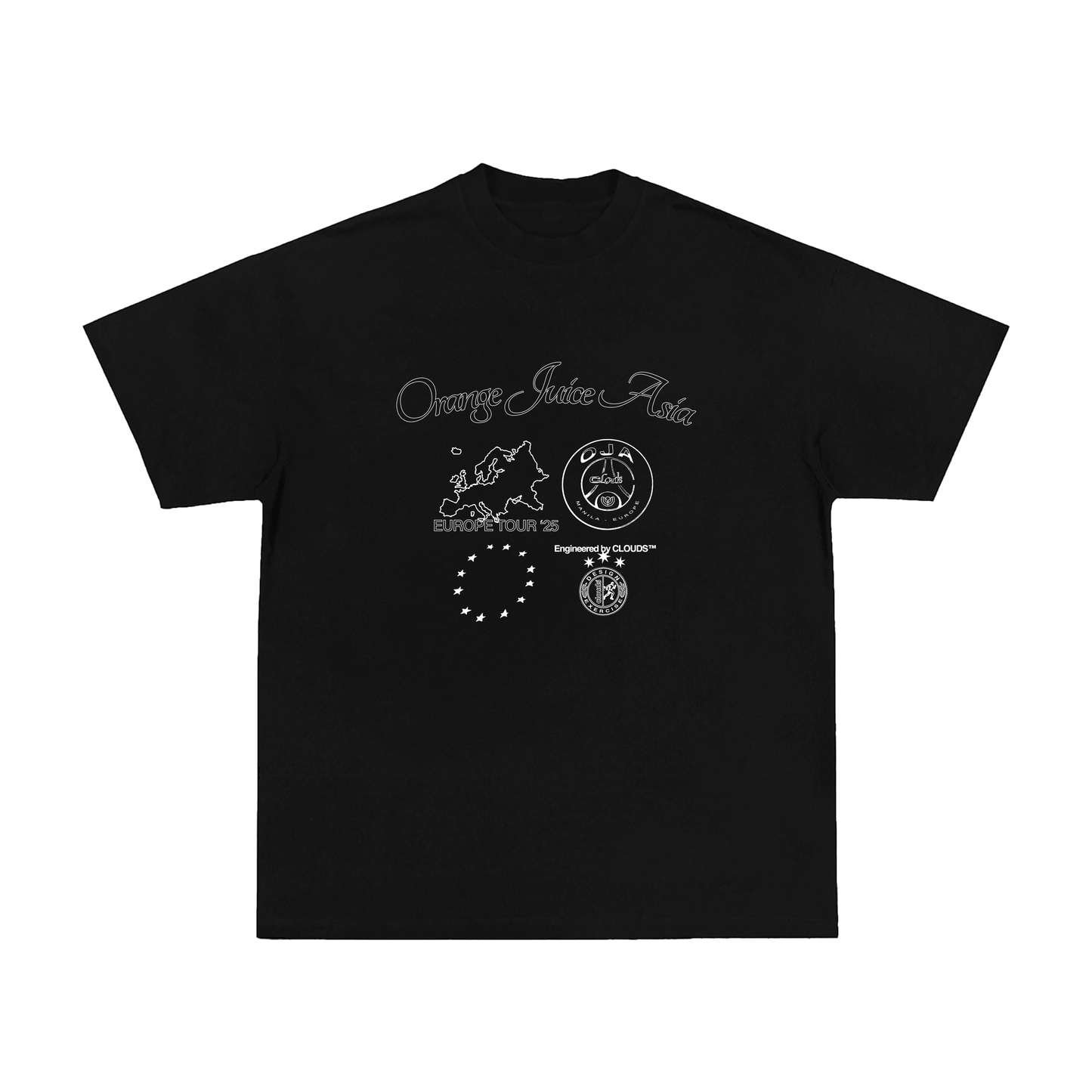 OJA X CLOUDS EUROPE TOUR EXCLUSIVE TEE  🇪🇺