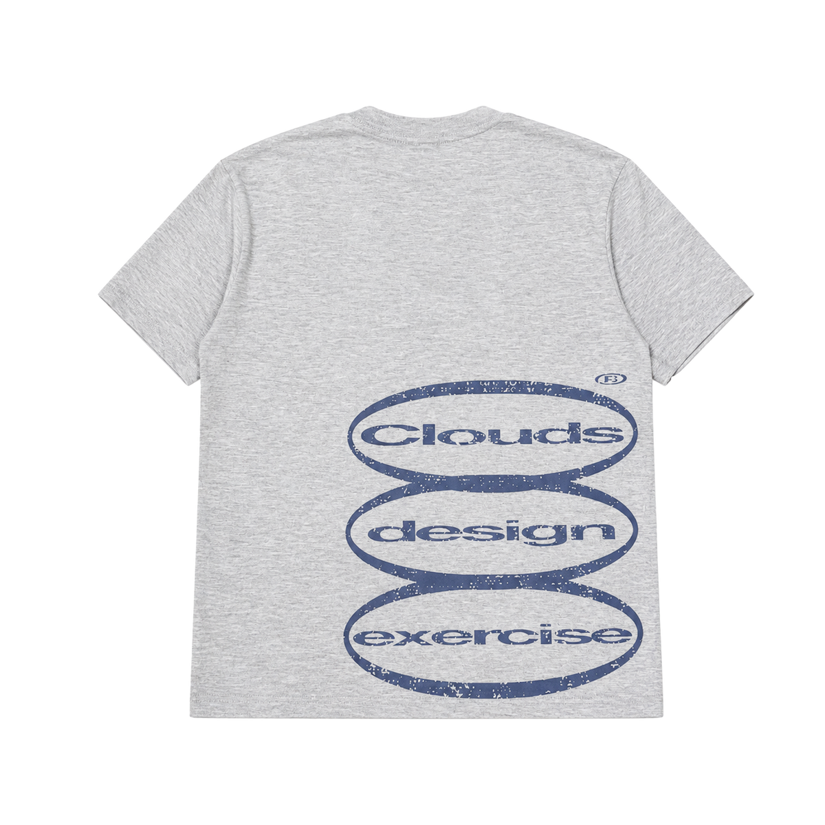 CLOUDS - Tri Logo Tee (Heather Gray)