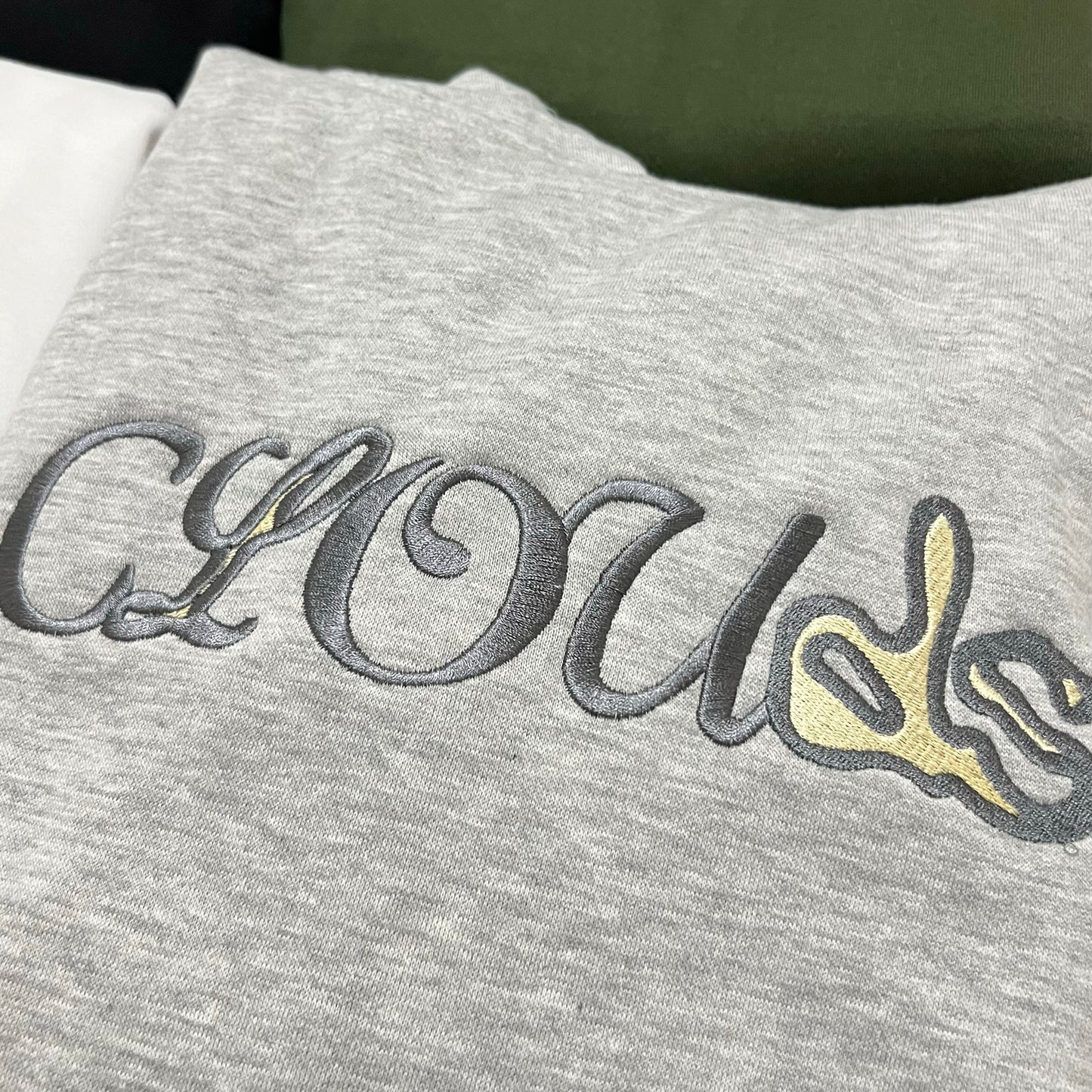 CALLIGRAPHY OG HOODIE - Natural Gray