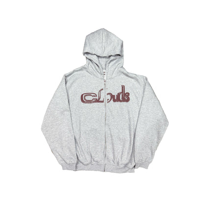 CLOUDS Core Logo Zip Up - Heather OG