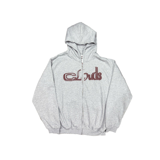 CLOUDS Core Logo Zip Up - Heather OG