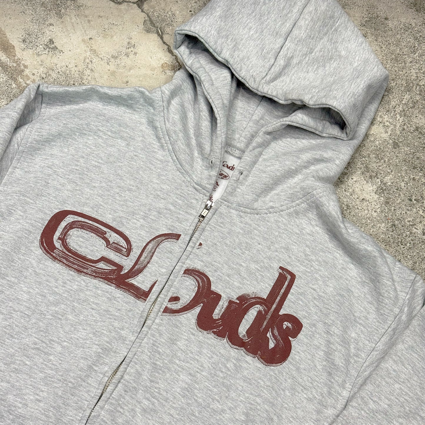 CLOUDS Core Logo Zip Up - Heather OG