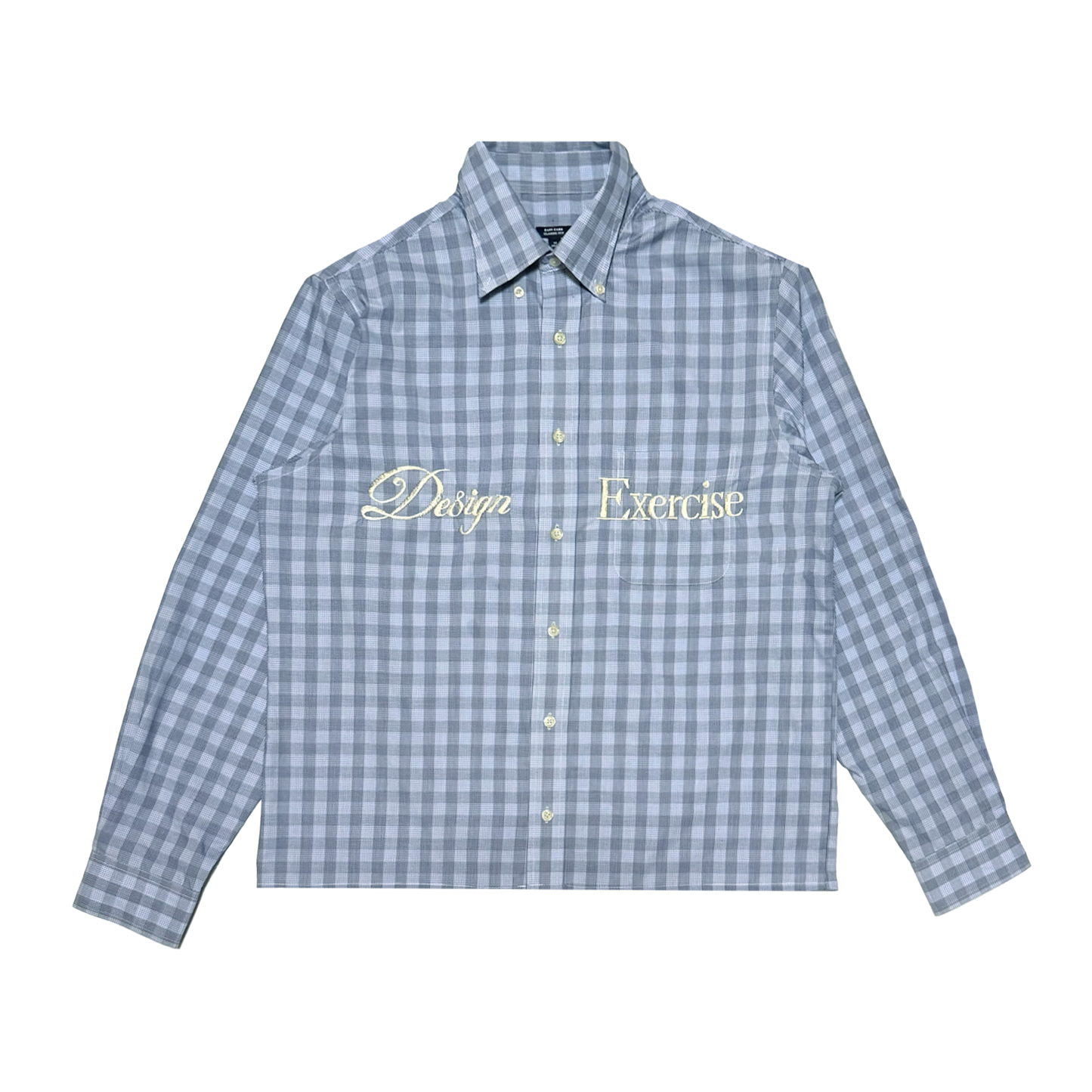 070 - One of None - Vintage Plaid in Pastel Blue