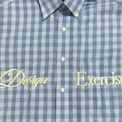 070 - One of None - Vintage Plaid in Pastel Blue