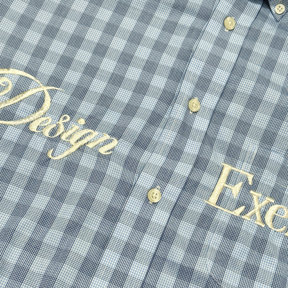 070 - One of None - Vintage Plaid in Pastel Blue