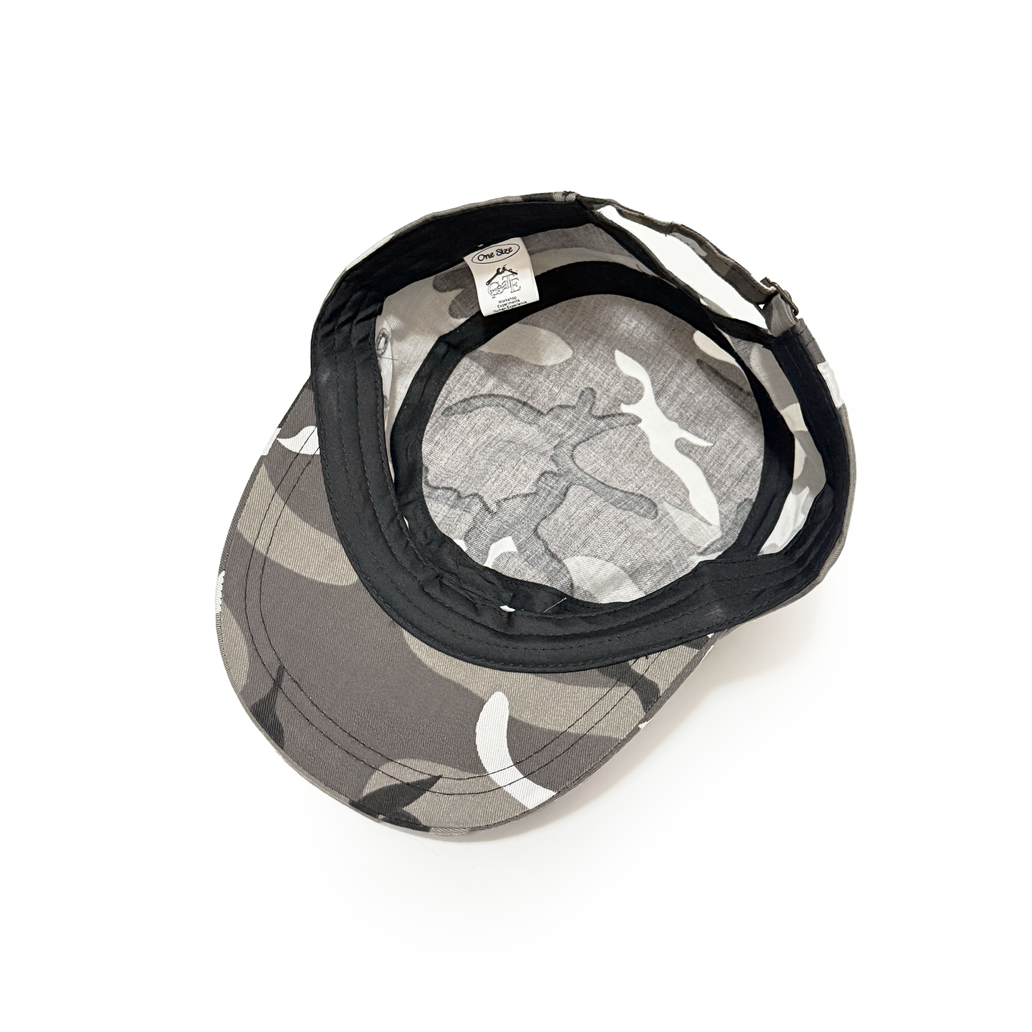 UNIFORM PILLBOX HAT - SNOW CAMOU