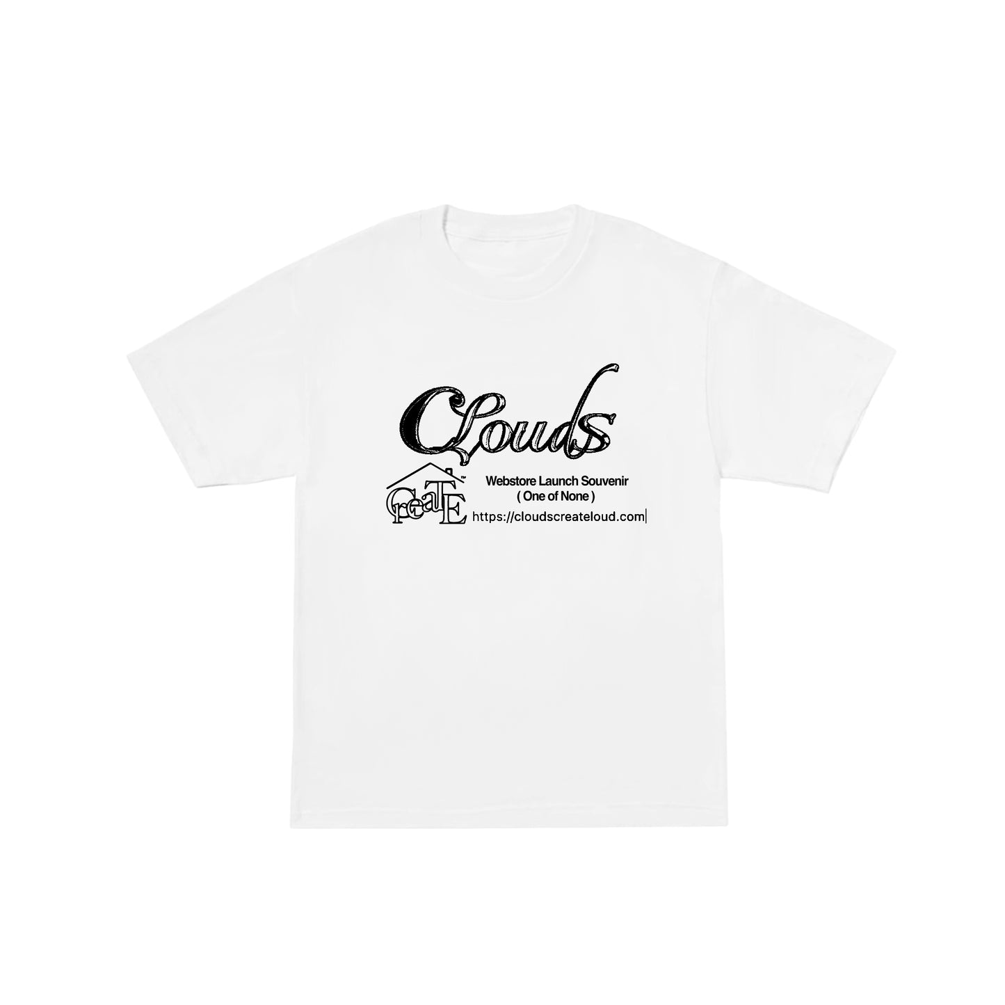 012 - One of None - Clouds Webstore Souvenir - Plain White Blank