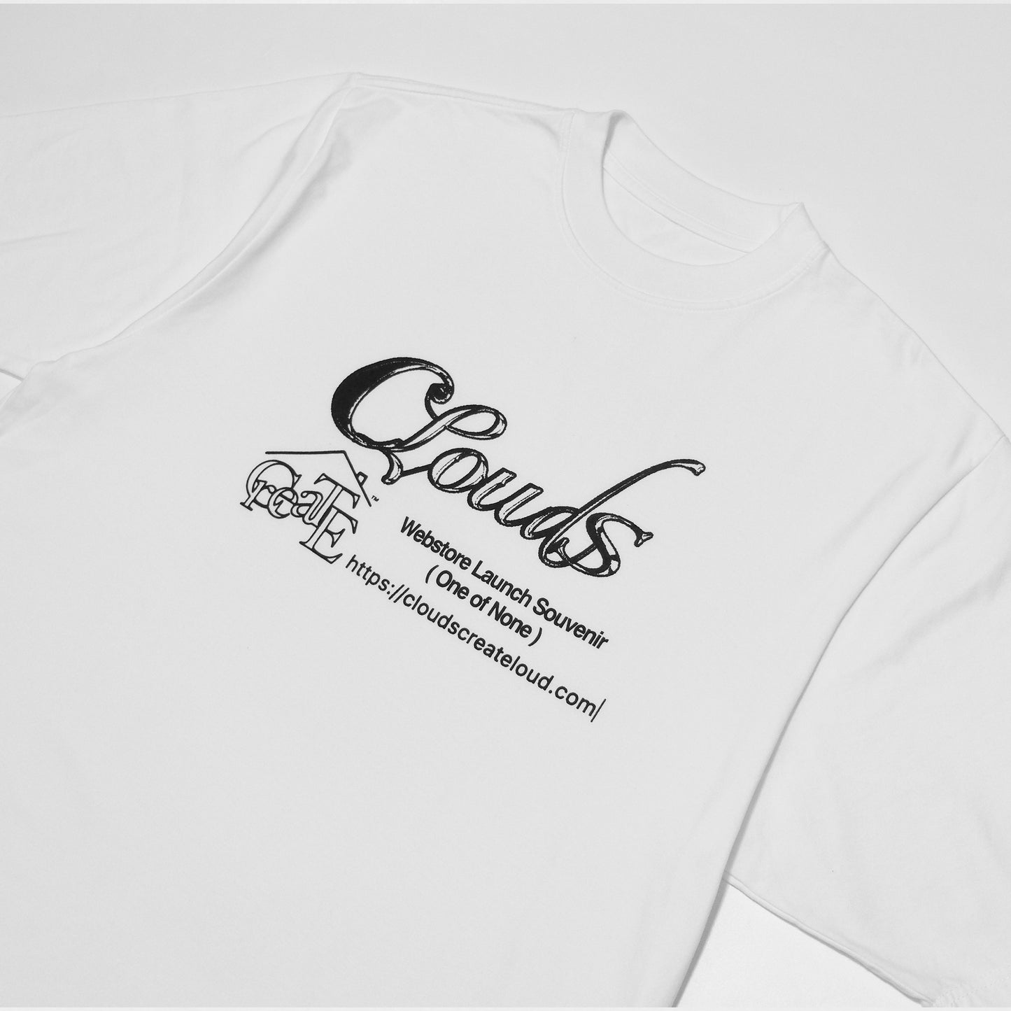 012 - One of None - Clouds Webstore Souvenir - Plain White Blank