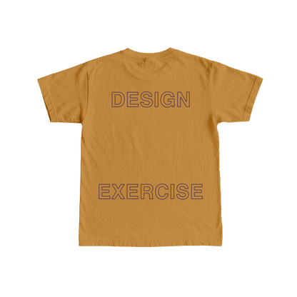 CLOUDS - Glitter Tee (Rust)