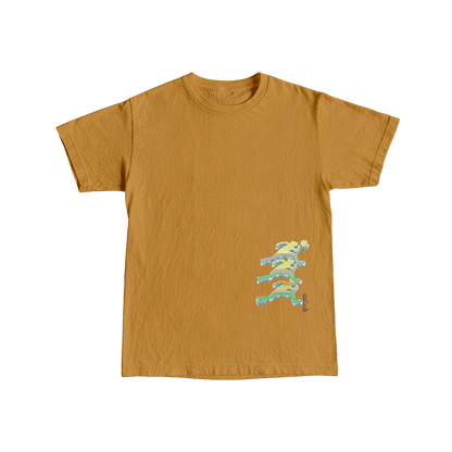 CLOUDS - Glitter Tee (Rust)