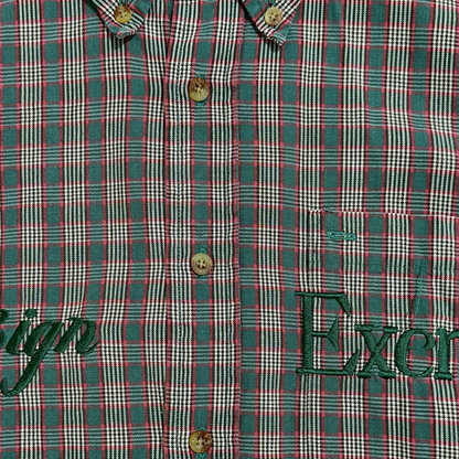 077 - One of None - Moss Green Vintage Plaid L/S