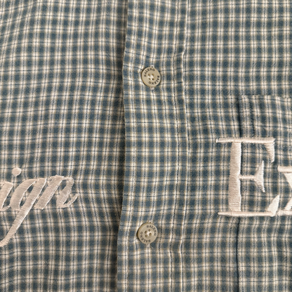 076 - One of None - Flat Green Vintage Plaid L/S