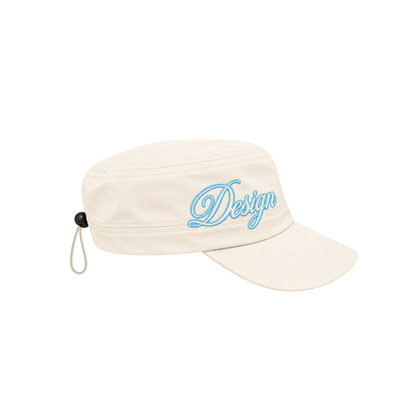 CLOUDS UNIFORM PILLBOX HAT - Nylon (Off-White)
