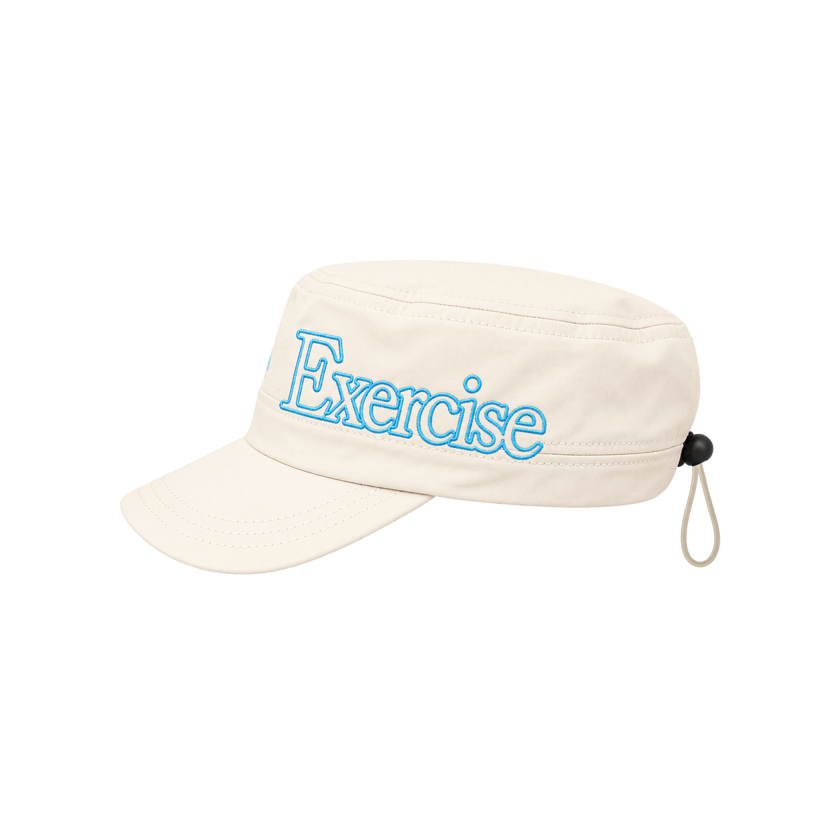CLOUDS UNIFORM PILLBOX HAT - Nylon (Off-White)