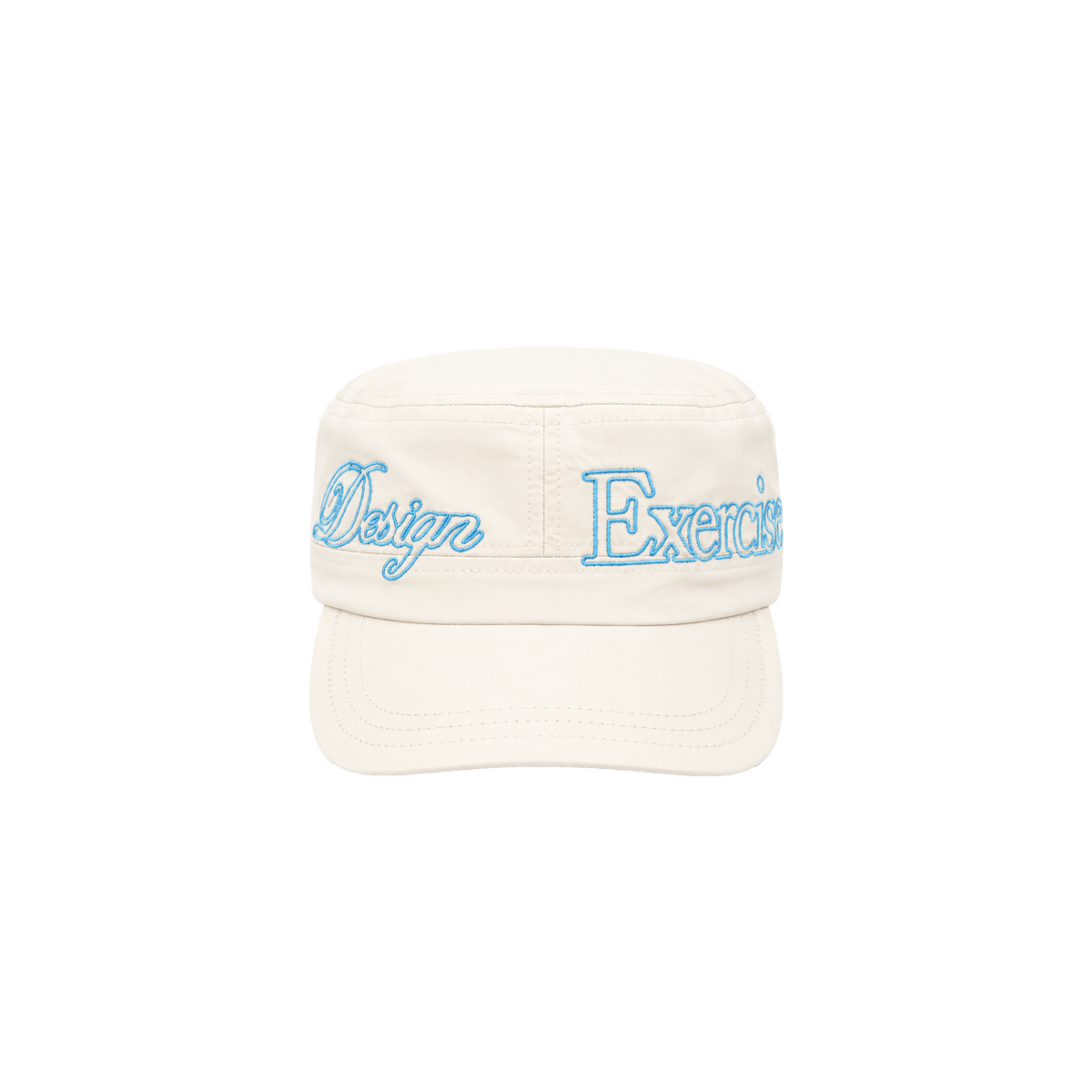CLOUDS UNIFORM PILLBOX HAT - Nylon (Off-White)
