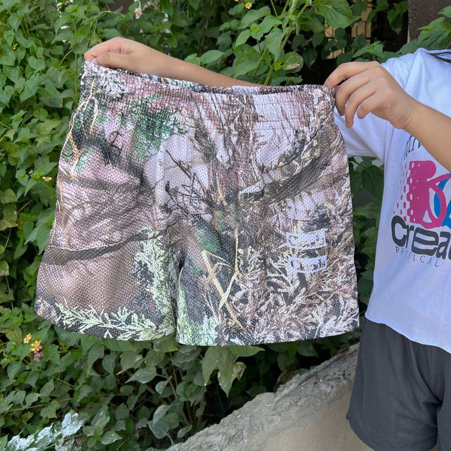 Vintage Woodland Camo Shorts