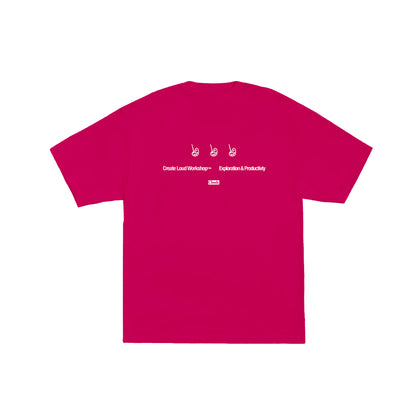 Workshop Tee (Hot Pink)