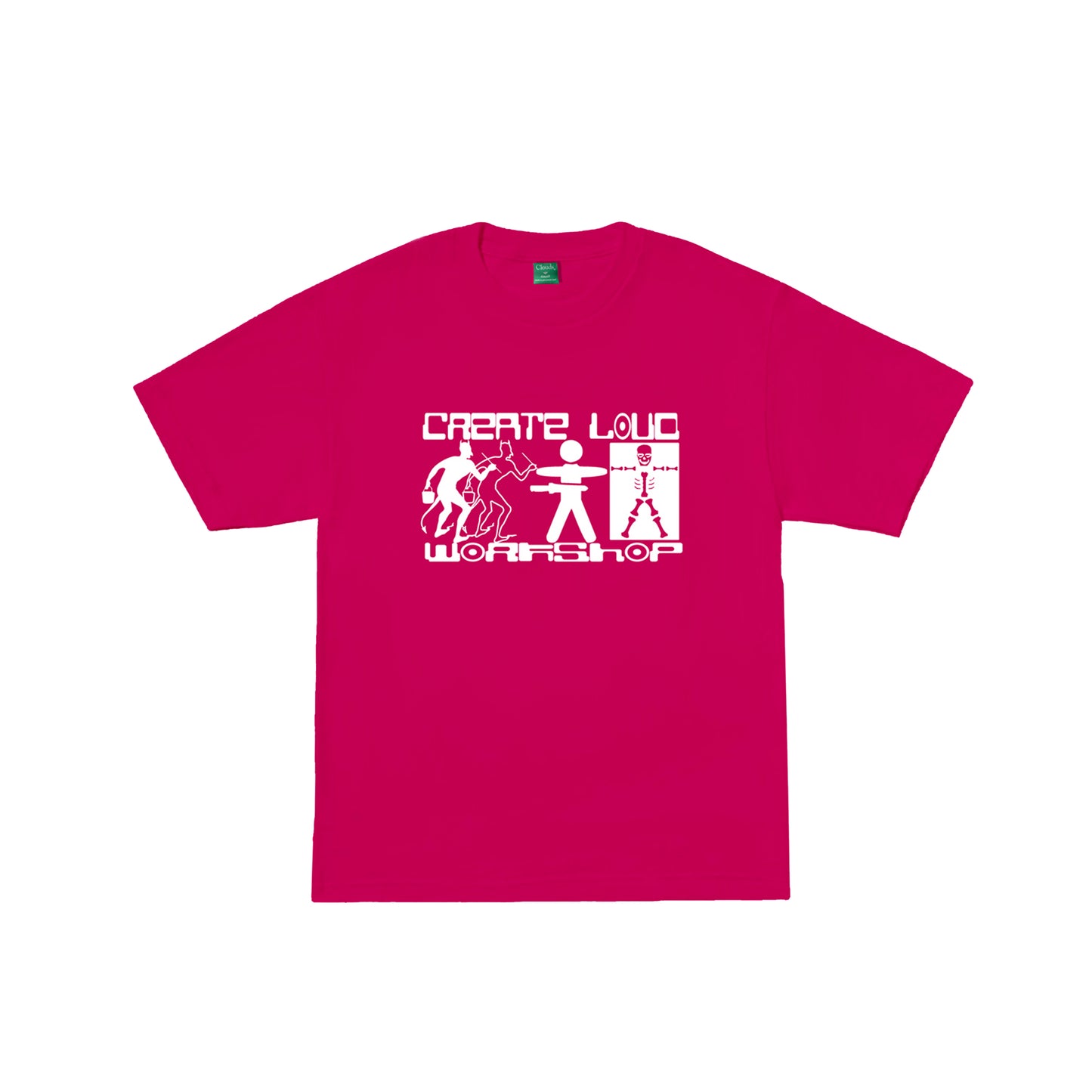 Workshop Tee (Hot Pink)